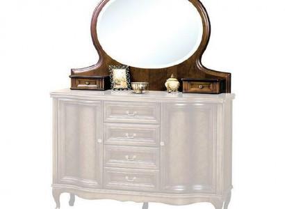 Klassischer Designer Spiegel mit Schubladen Standspiegel W-NL Aufsatz Spiegel